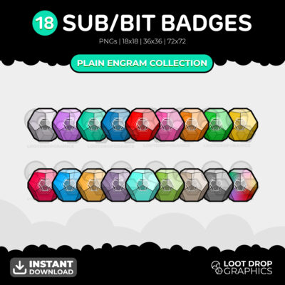 Destiny Plain Engram Badges