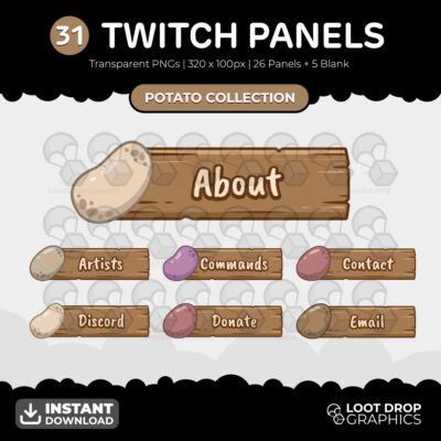 Potato Twitch Panels